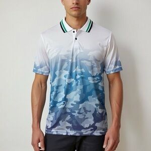 Nike Golf Men’s Digital Camo Polo Shirt Size Medium Dri-Fit